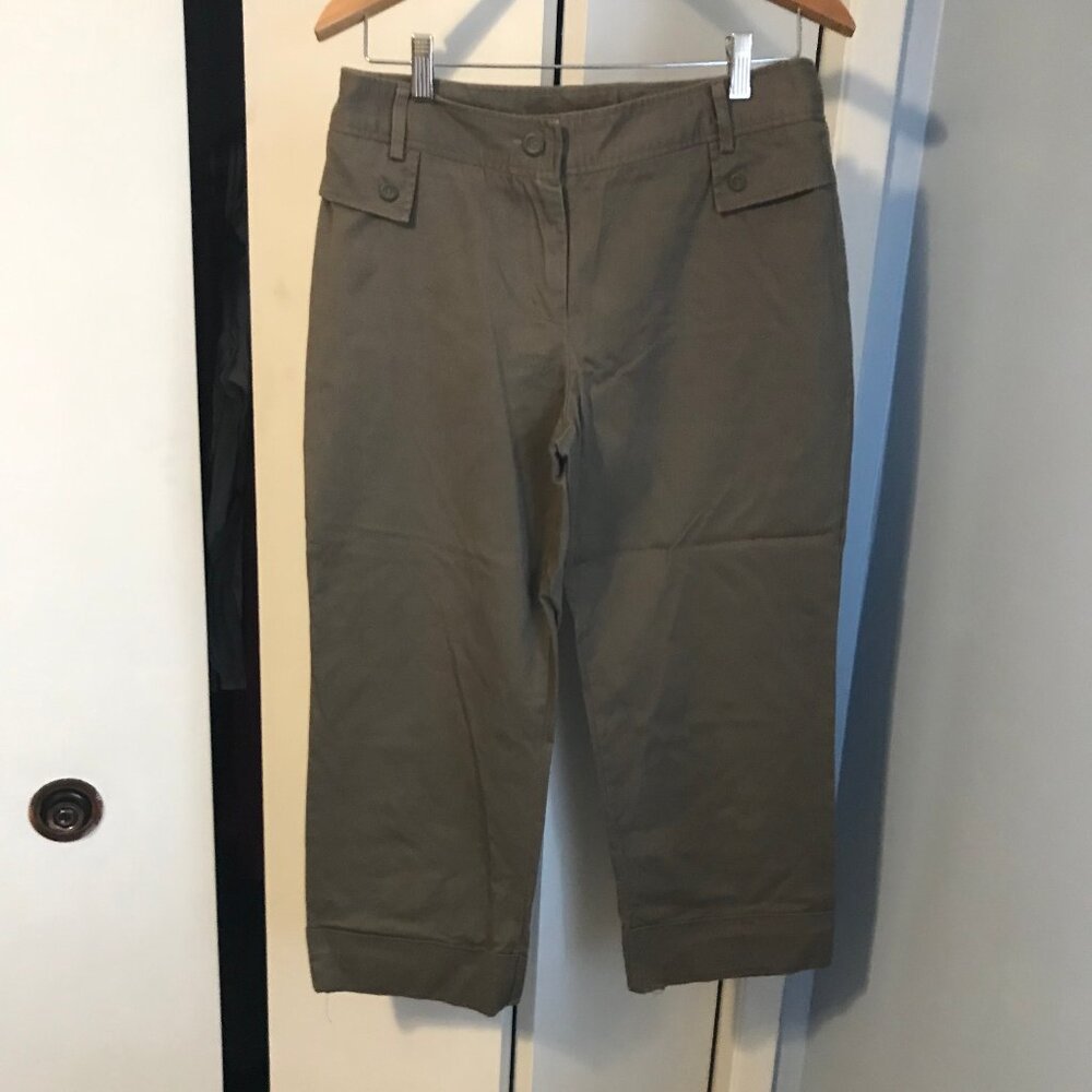 Jean Works & Co Ladies Brown Capri Pants Size 9 $5.00 AS AN ADD ON